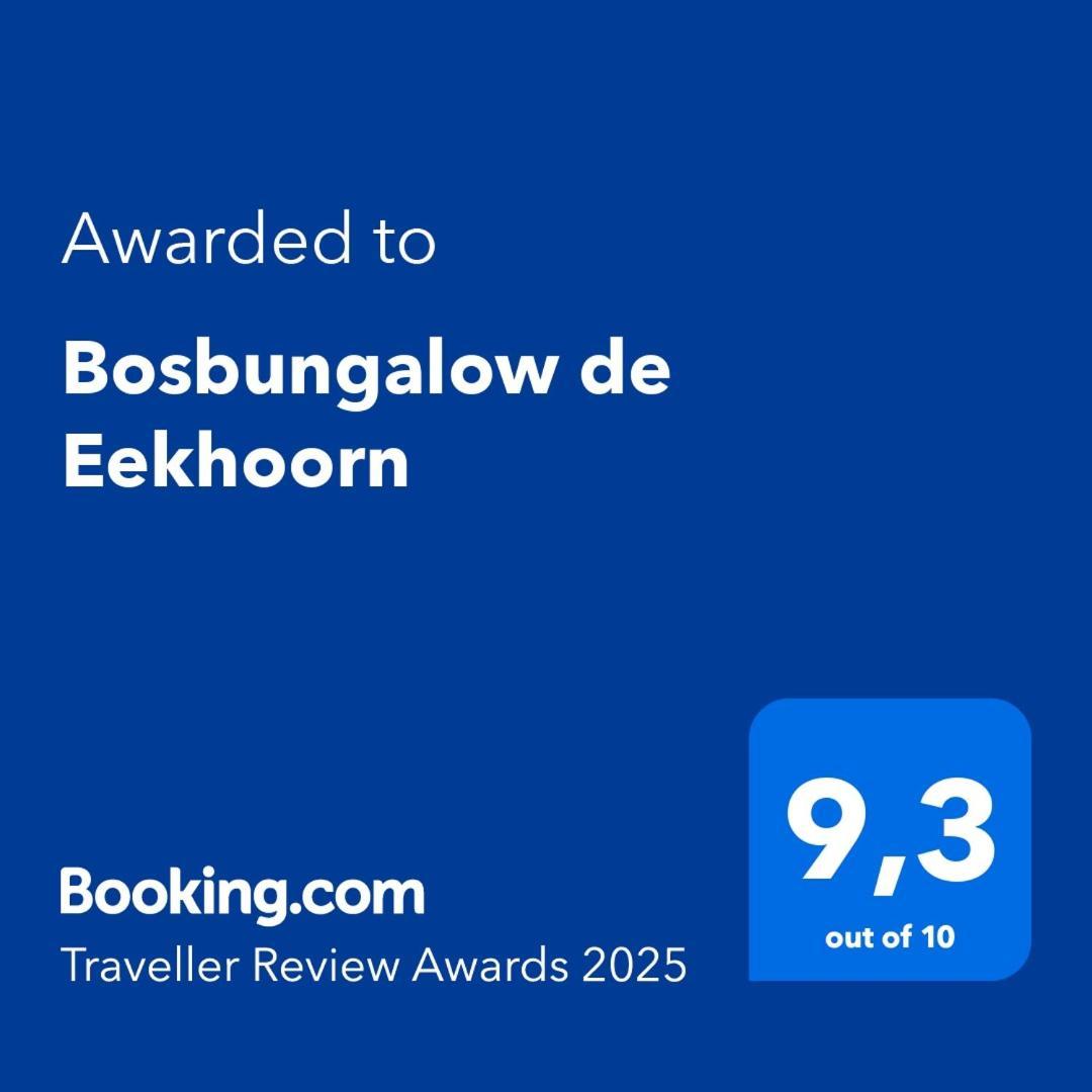 Bosbungalow De Eekhoorn Nunspeet Bagian luar foto